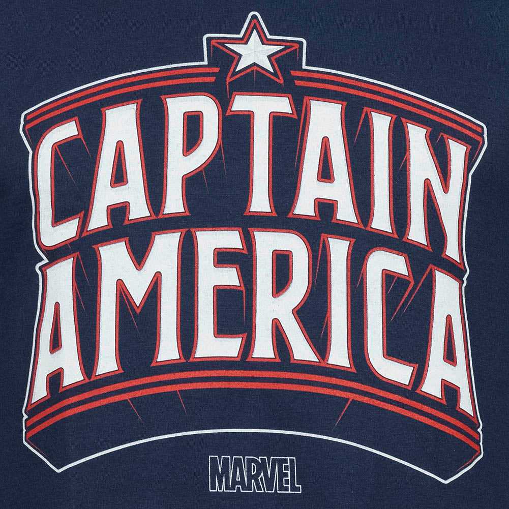Captain America Archieve Herren T-Shirt FCMTS060NVY