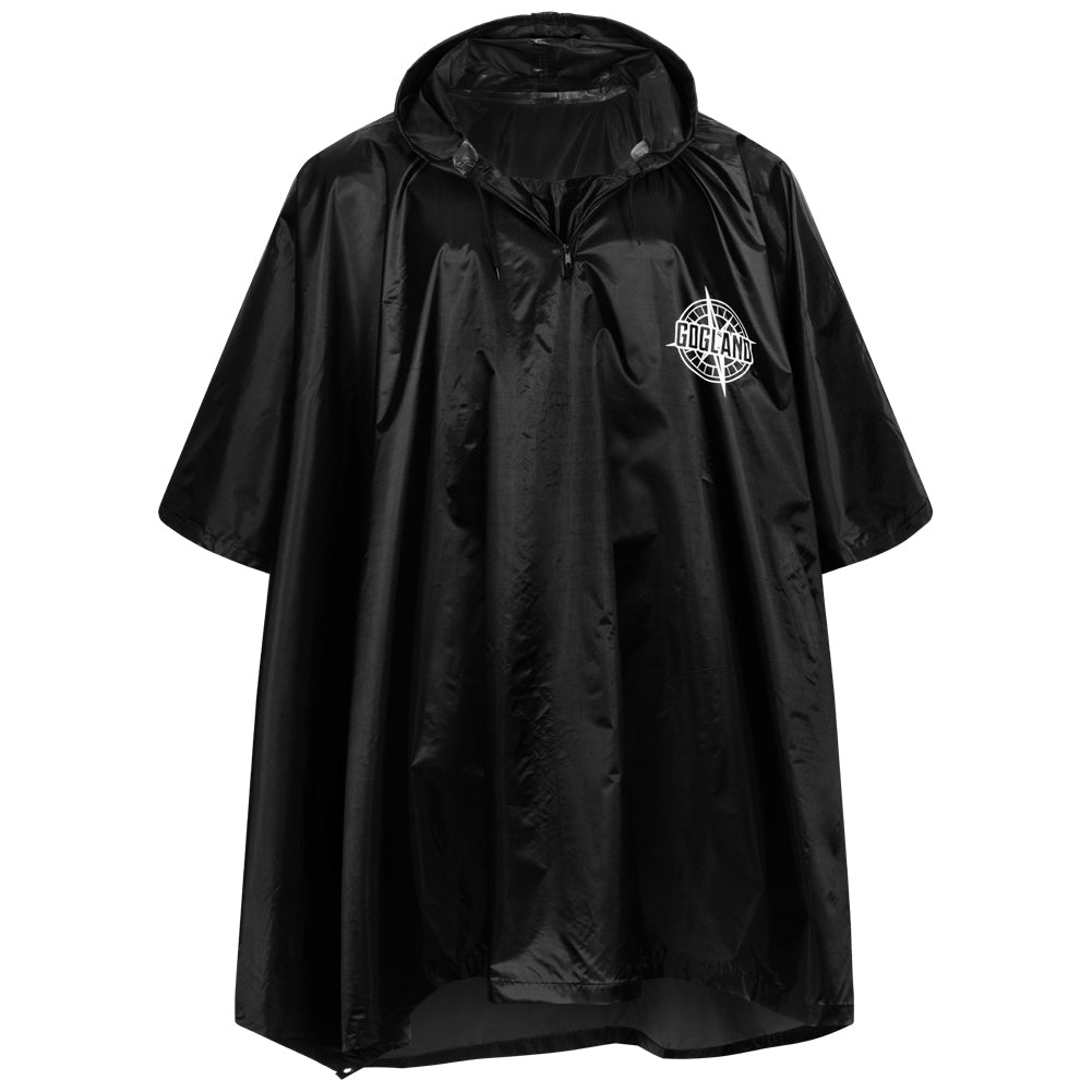 GOGLANDÂ® Monsun Poncho de lluvia negro