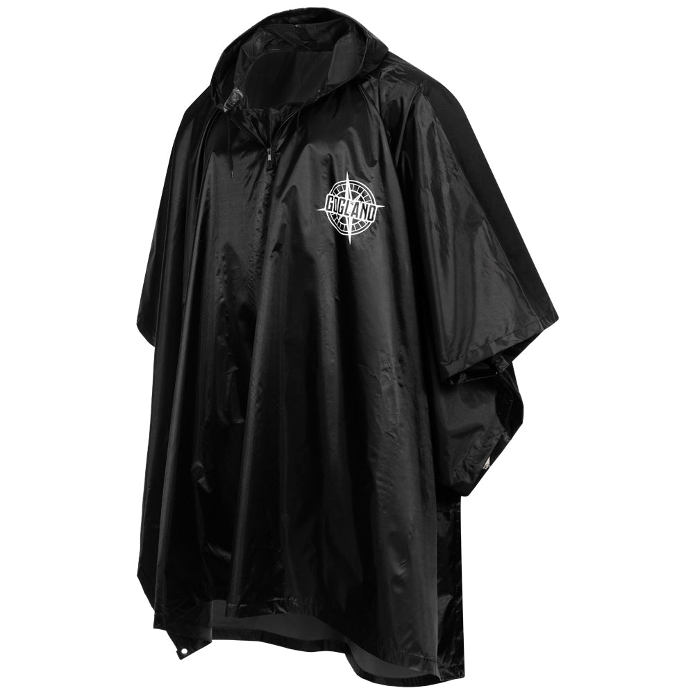 GOGLANDÂ® Monsun Poncho de lluvia negro