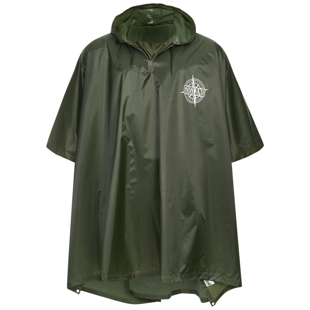 GOGLAND Â® Monsun Poncho de lluvia verde