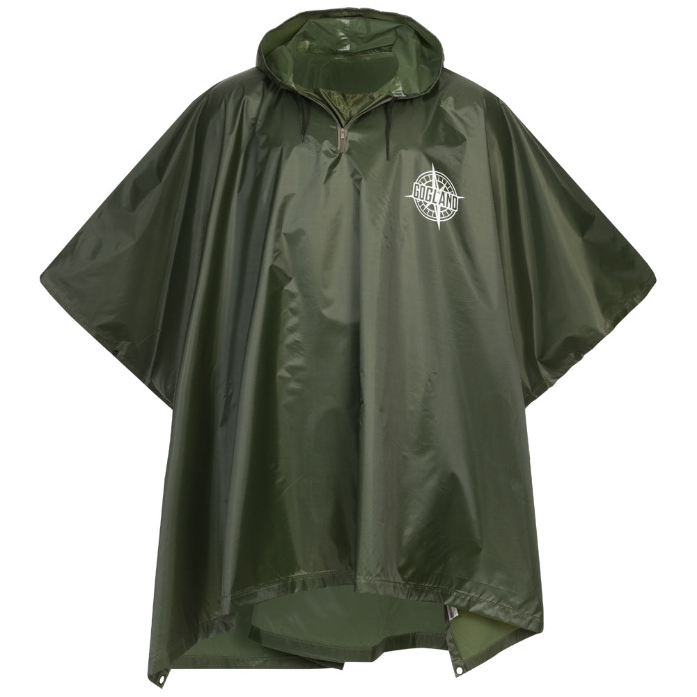 GOGLAND Â® Monsun Poncho de lluvia verde