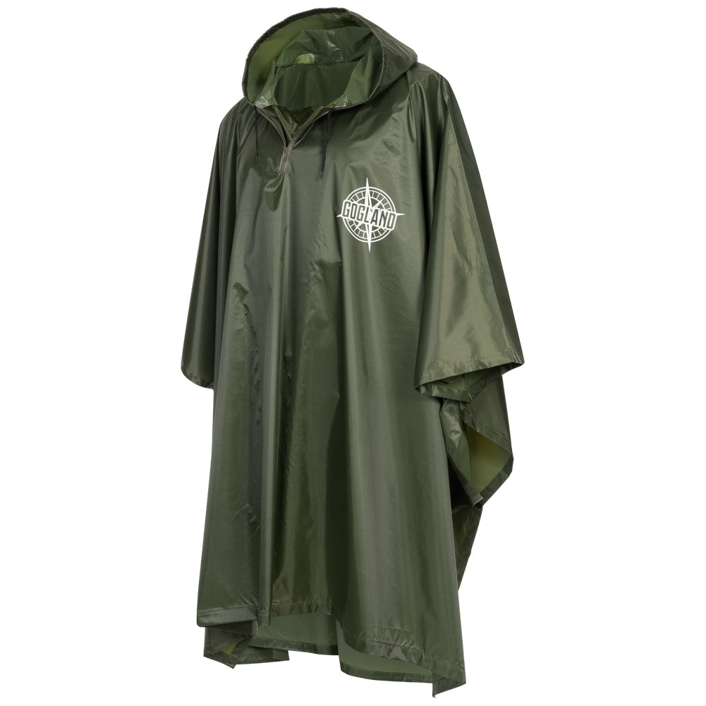 GOGLAND Â® Monsun Poncho de lluvia verde
