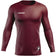 Zeus Fisiko Baselayer Camiseta funcional de manga larga rojo oscuro – S