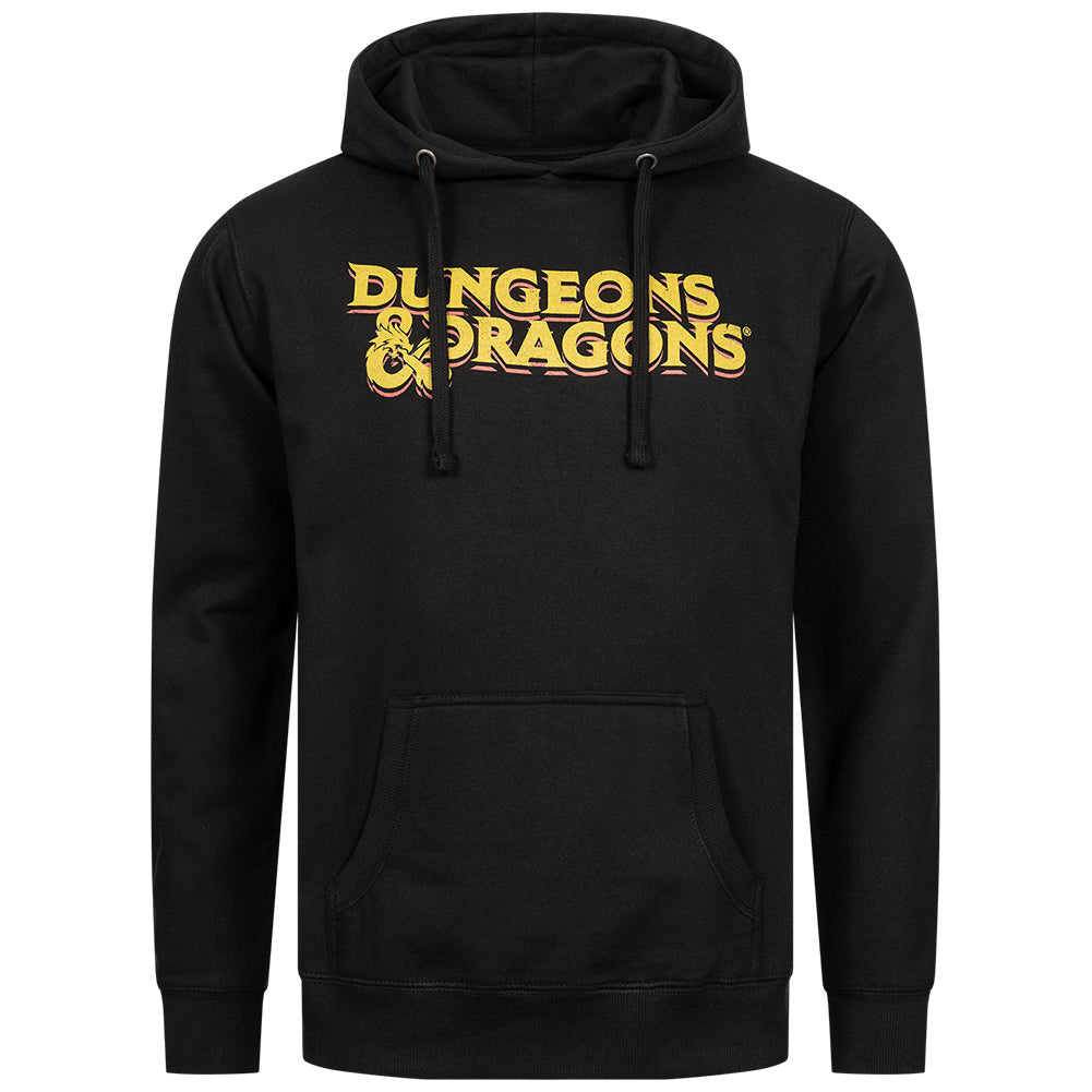 DUNGEONS & DRAGONS 70s Logo Herren Hoodie HAMHS035BLK