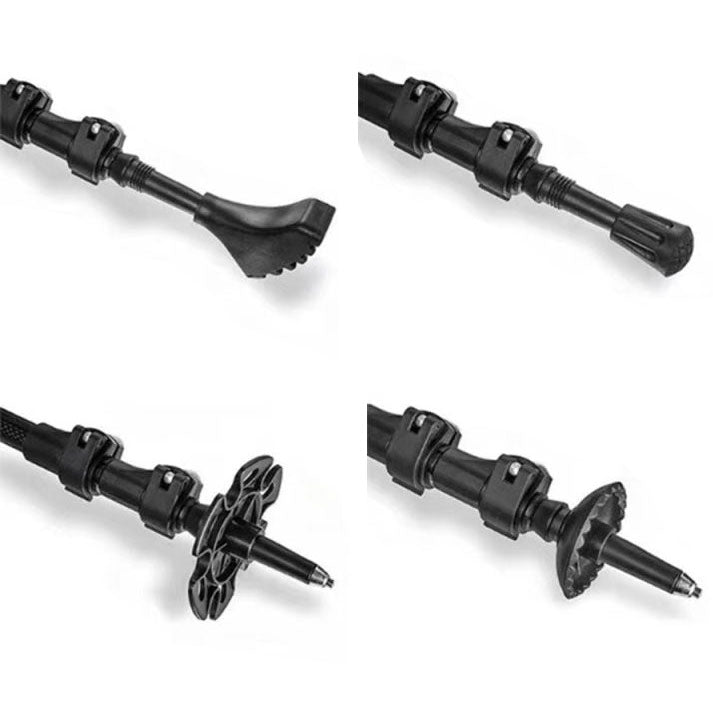 JELEX Nature Bastones de senderismo negro