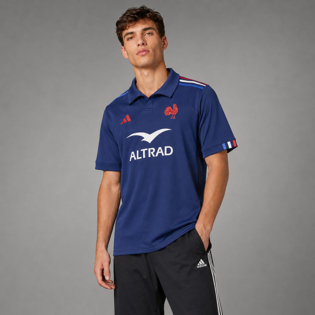 Frankreich FFR Rugby adidas Herren Heim Trikot JG3533