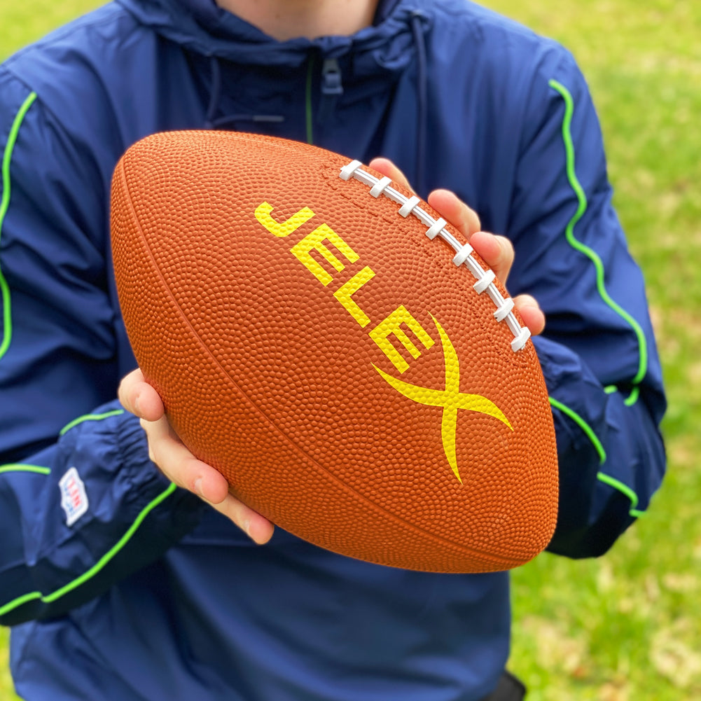 JELEX Touchdown BalÃ³n de fÃºtbol americano marrÃ³n clÃ¡sico