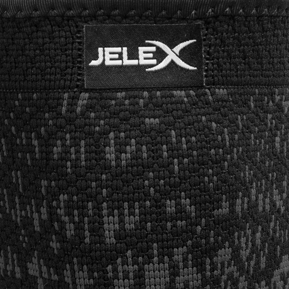 JELEX Elbow Codera de compresiÃ³n negro gris
