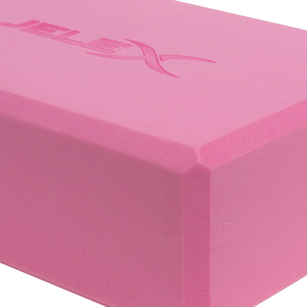 JELEX Relax Bloque de yoga y fitness rosa