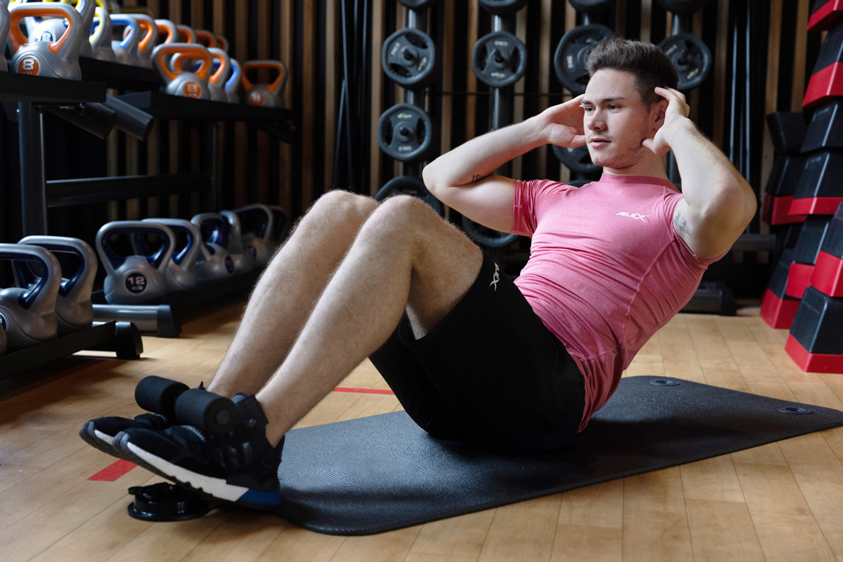 JELEX 6Pack Soporte para abdominales negro