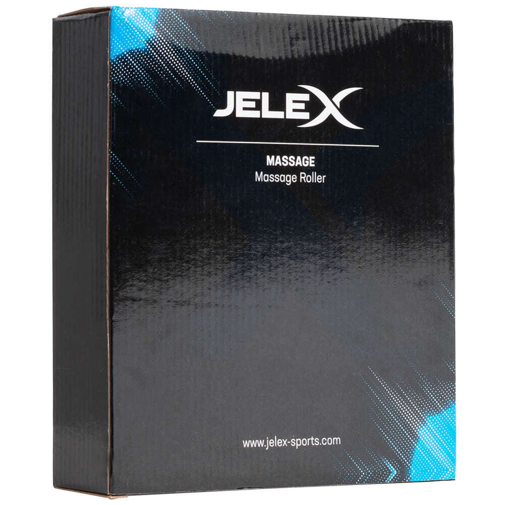 JELEX Massage Rodillo de masaje doble con 4 ruedas