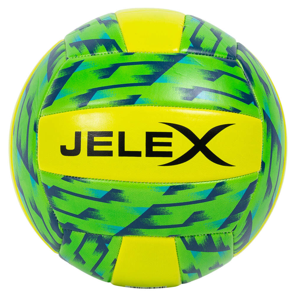 JELEX Softtouch BalÃ³n de voleibol amarillo + verde hierba
