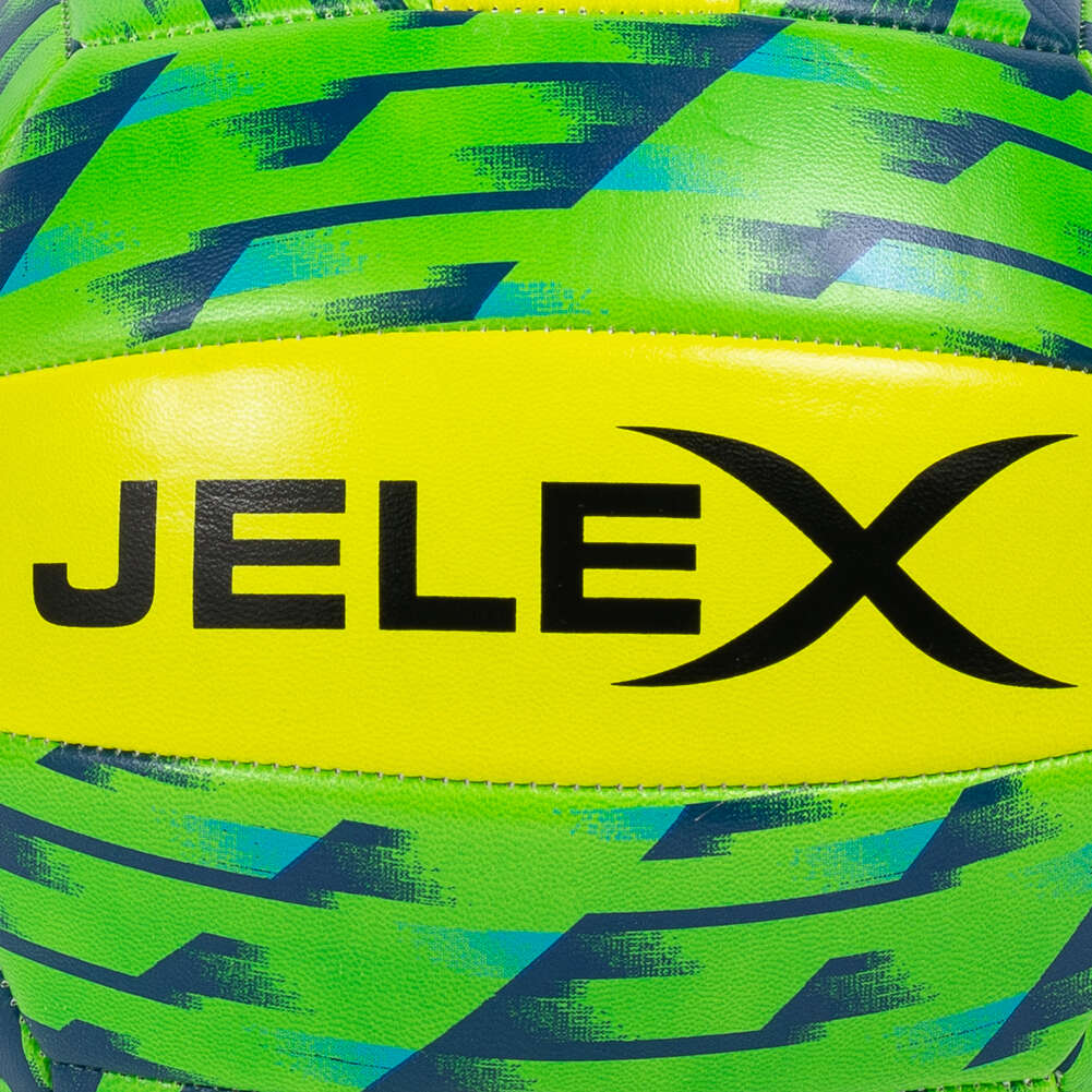 JELEX Softtouch BalÃ³n de voleibol amarillo + verde hierba