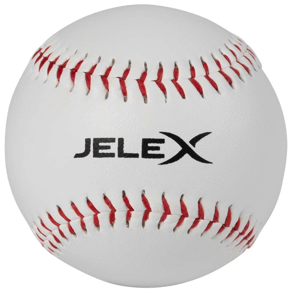 JELEX "Homerun" Pelota de bÃ©isbol 9" con nÃºcleo de corcho blanco