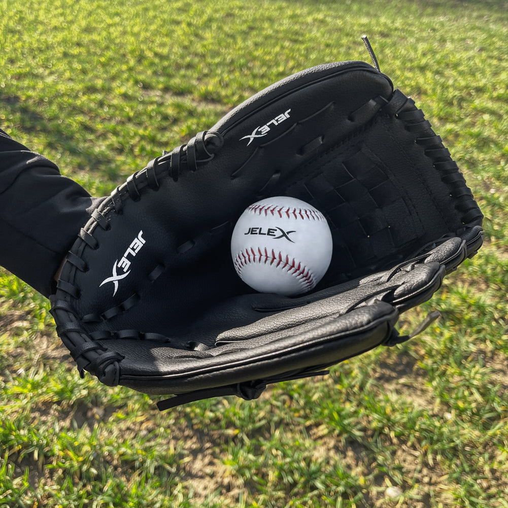 JELEX "Homerun" Pelota de bÃ©isbol 9" con nÃºcleo de corcho blanco