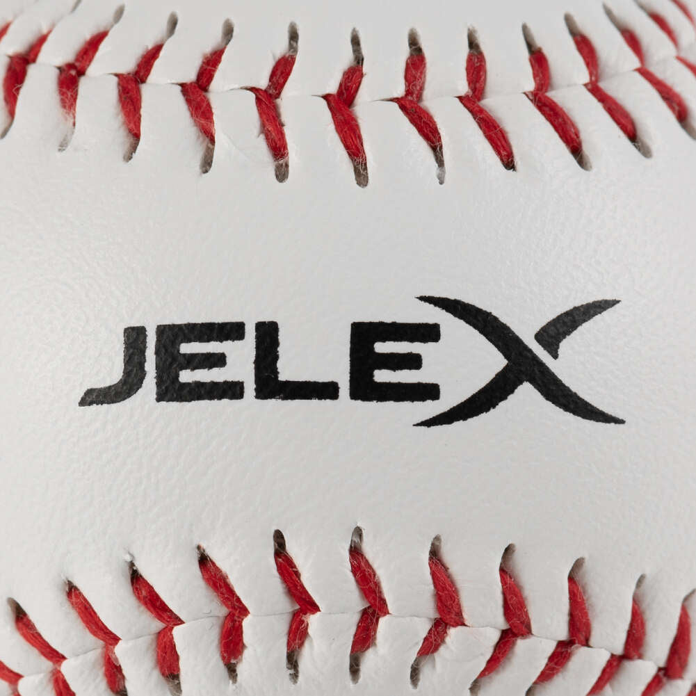JELEX "Homerun" Pelota de bÃ©isbol 9" con nÃºcleo de corcho blanco