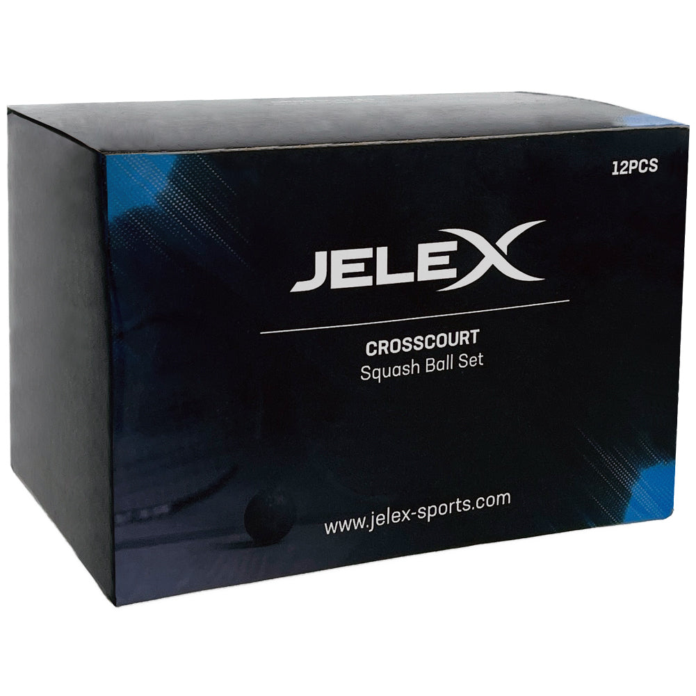 JELEX Crosscourt Pelotas de squash Set de 12