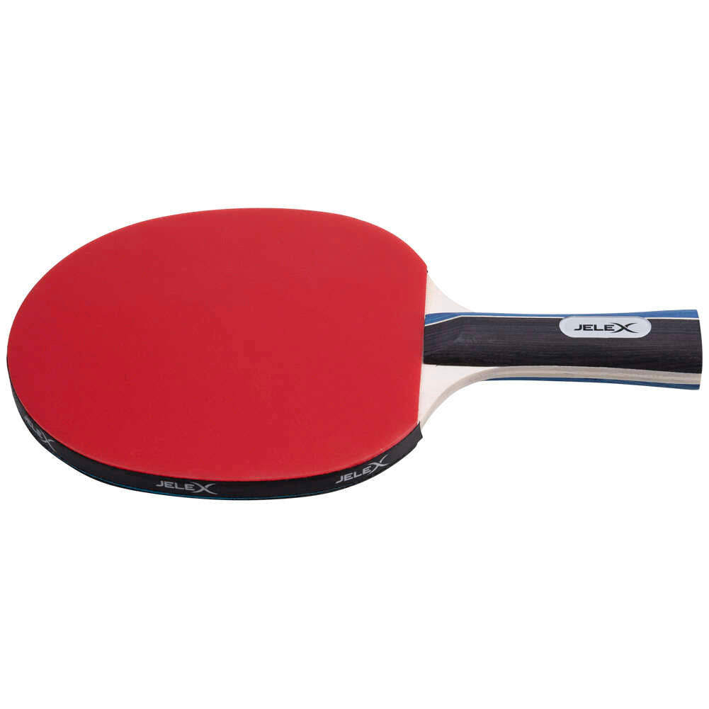 JELEX Sidespin Set de 4 palas de tenis de mesa con 8 pelotas