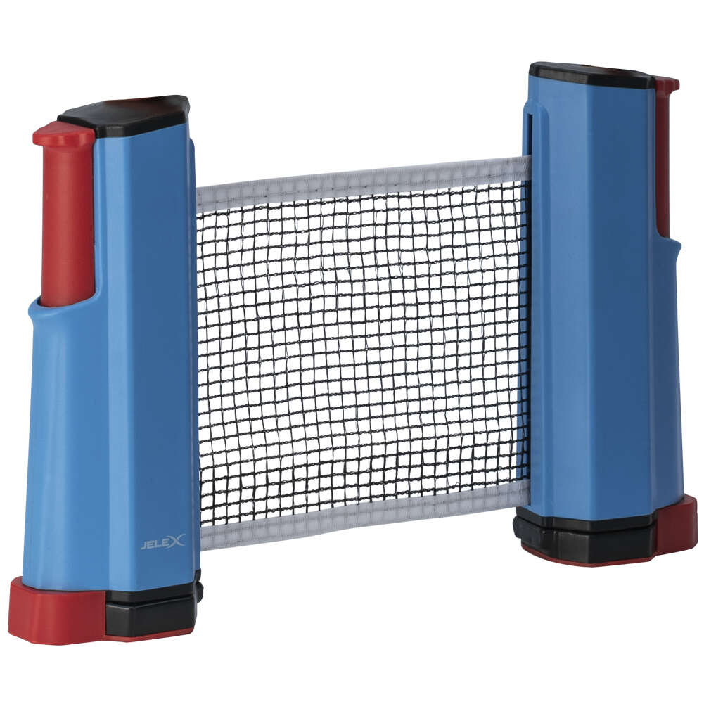 JELEX Roll Up Red de tenis de mesa retrÃ¡ctil azul