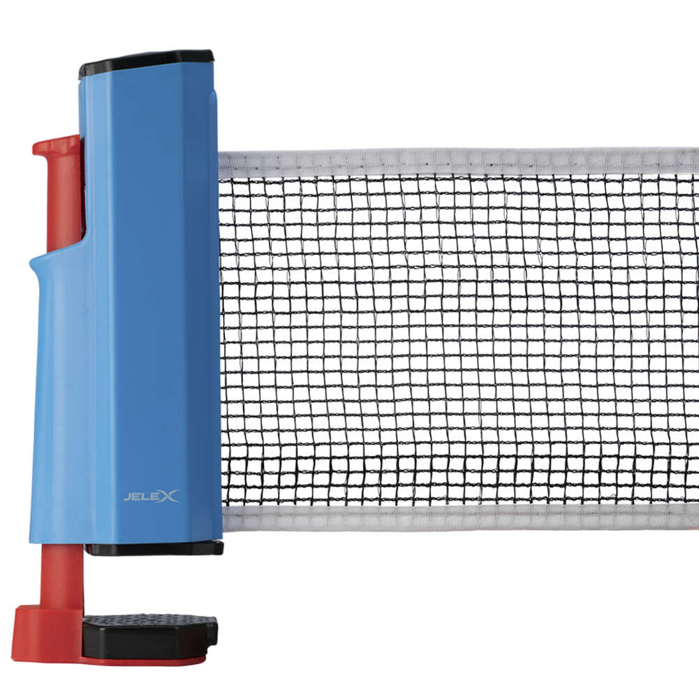 JELEX Roll Up Red de tenis de mesa retrÃ¡ctil azul