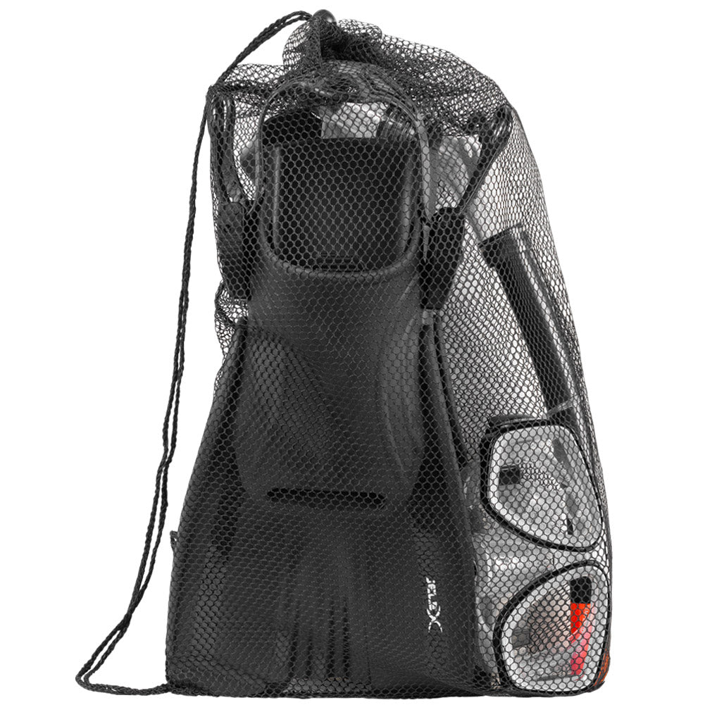 JELEX Deepsea Set de buceo con aletas negro