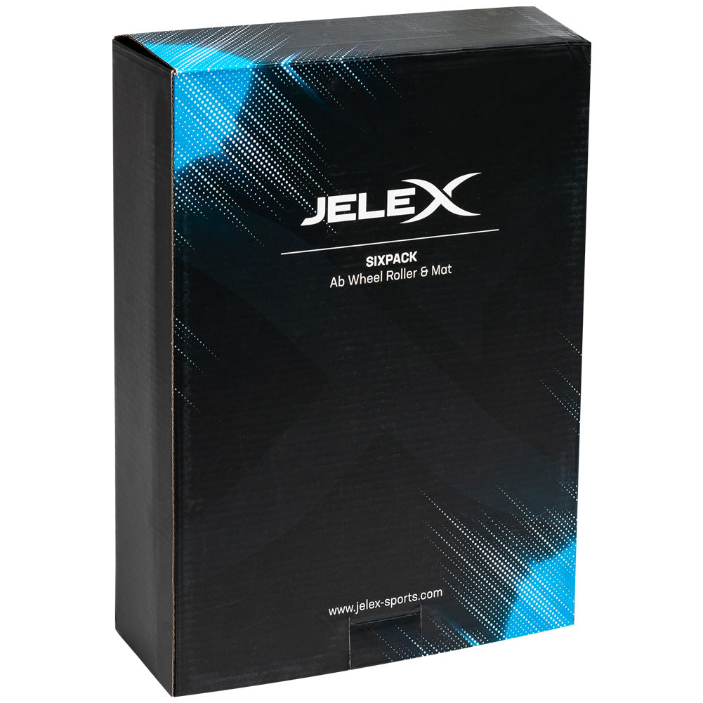 JELEX Sixpack Rueda abdominal Ab Wheel negro-azul