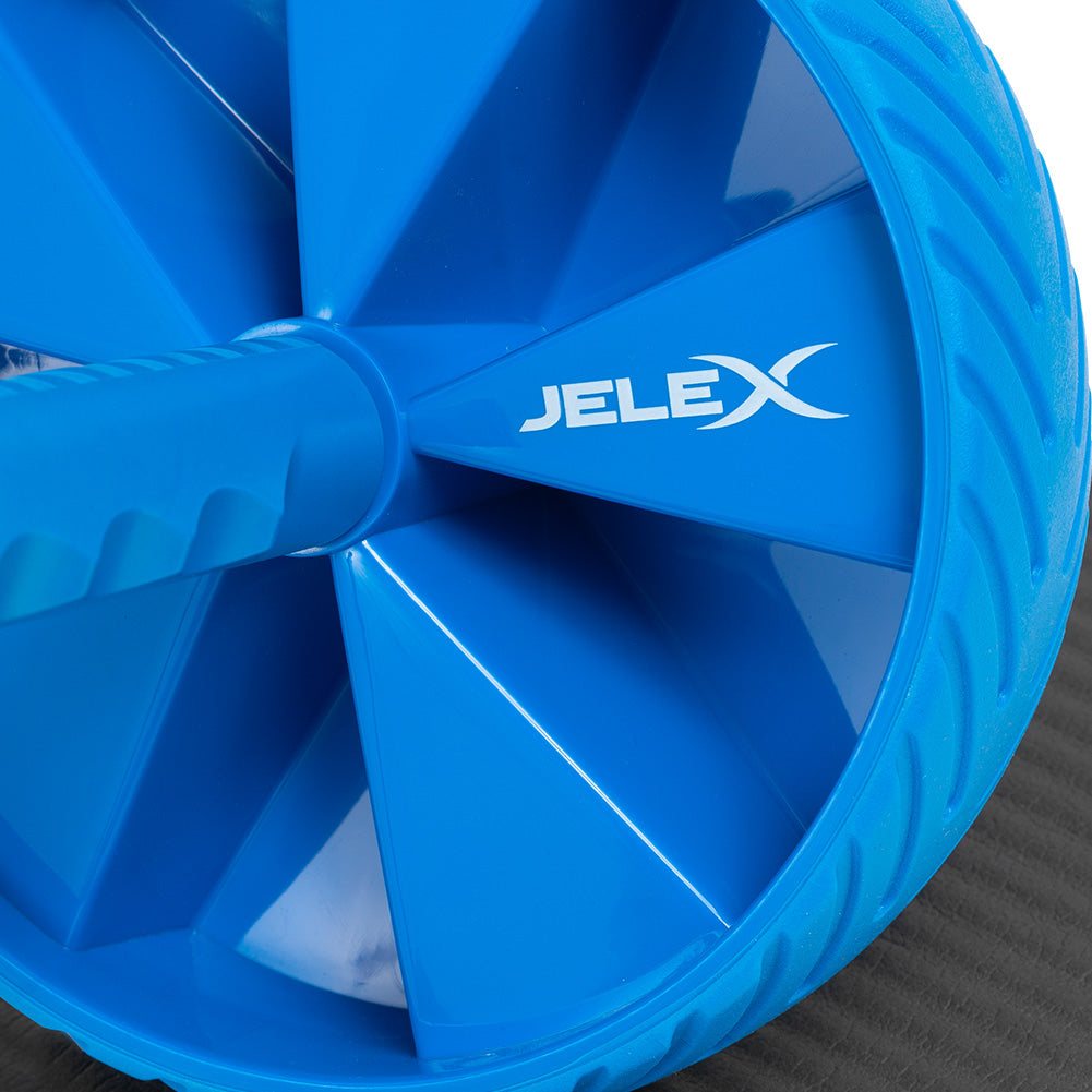 JELEX Sixpack Rueda abdominal Ab Wheel negro-azul