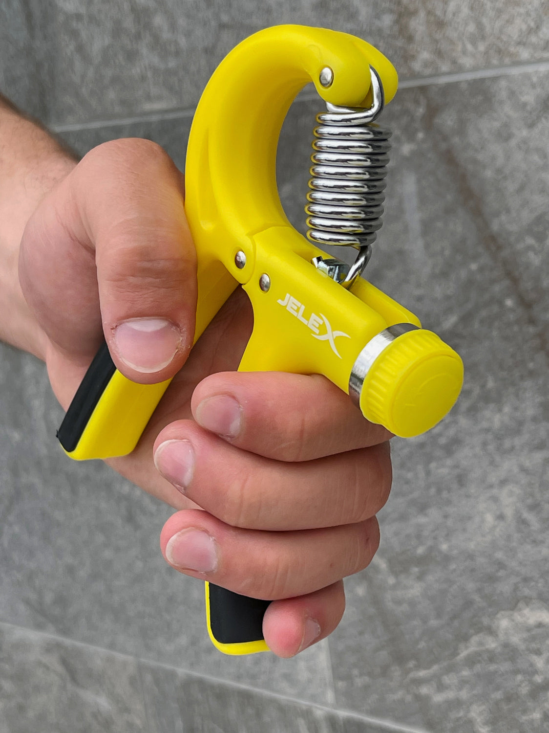 JELEX Strong Grip Ejercitador de manos amarillo