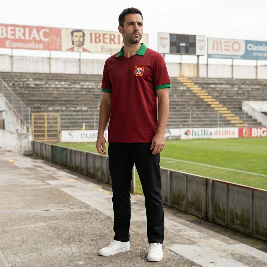 Portugal "Retro History" JELEX Herren Trikot