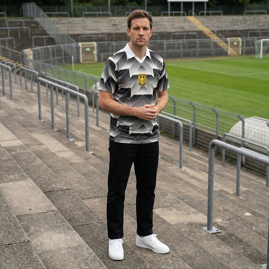 Deutschland "Retro History" JELEX Herren Ausweich Trikot