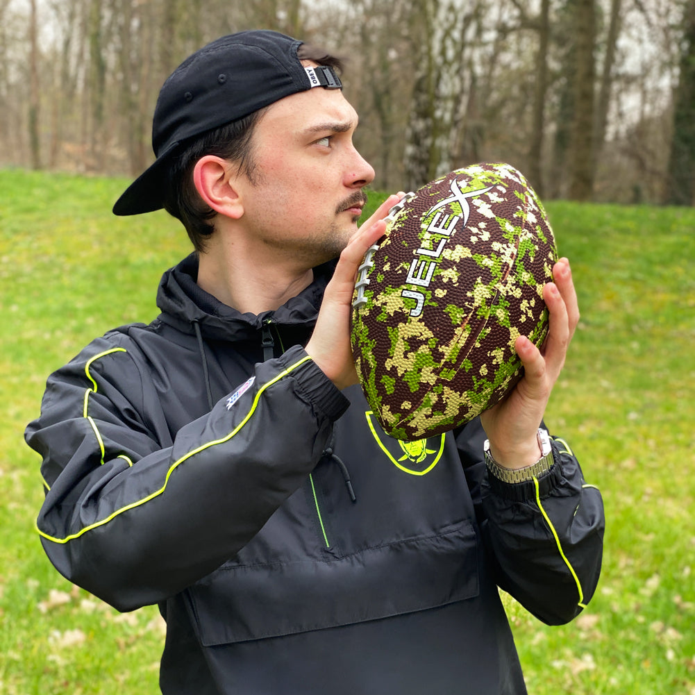 JELEX Touchdown BalÃ³n de fÃºtbol americano camuflaje verde
