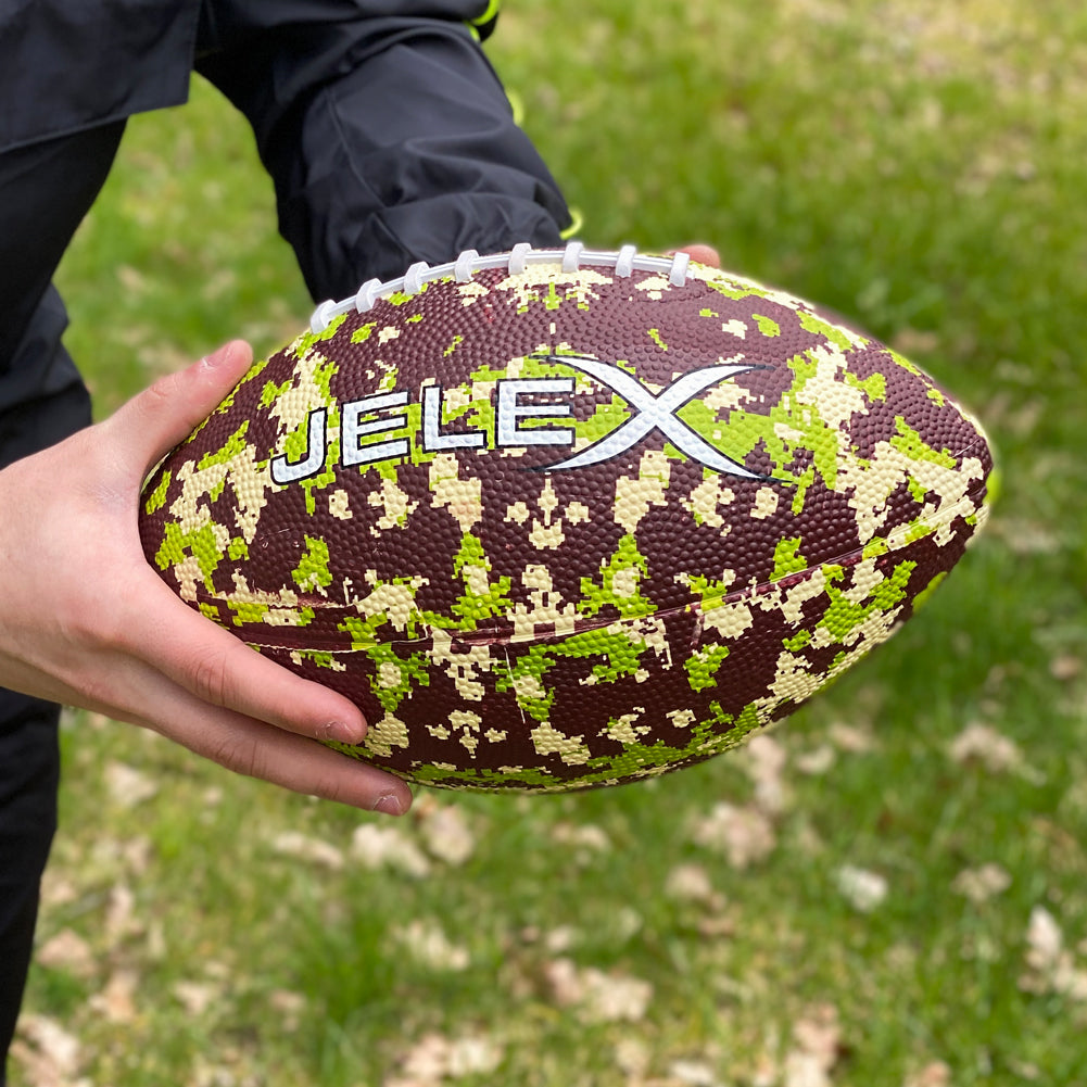 JELEX Touchdown BalÃ³n de fÃºtbol americano camuflaje verde