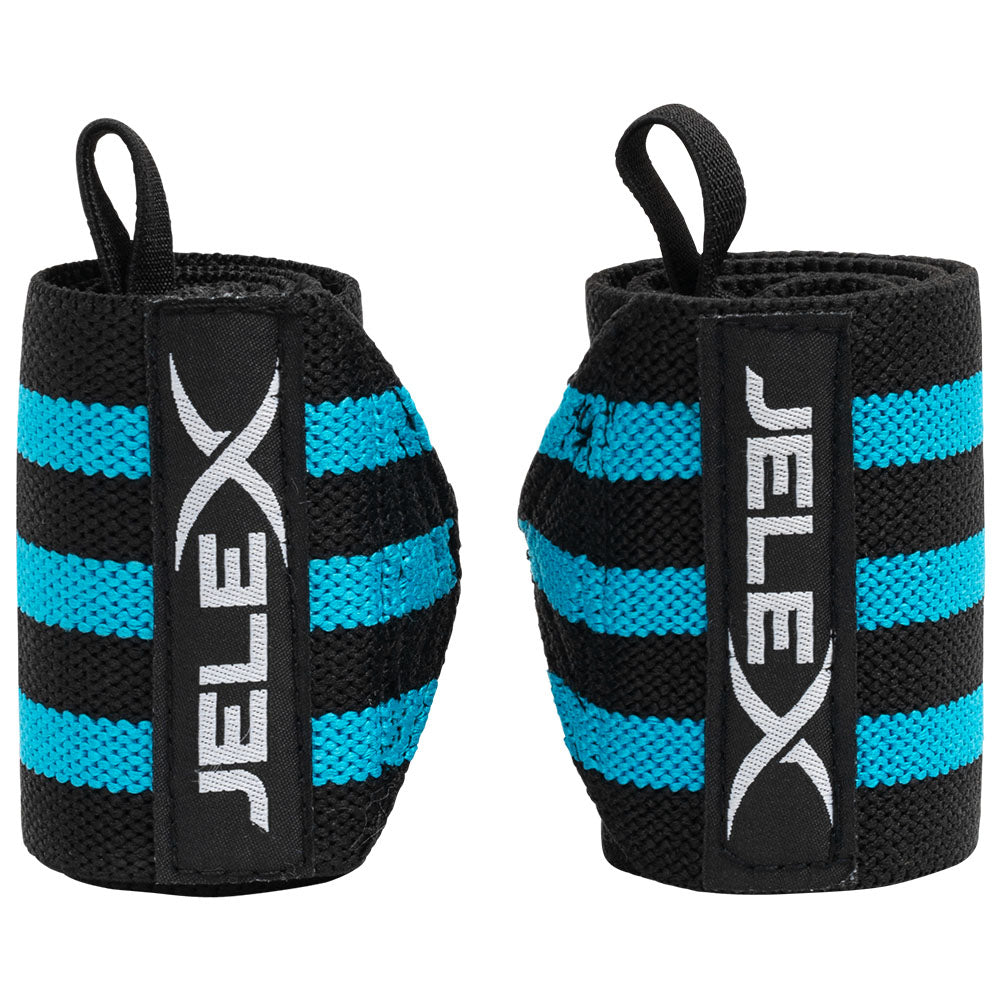 JELEX Strong MuÃ±equeras de fitness negro-azul