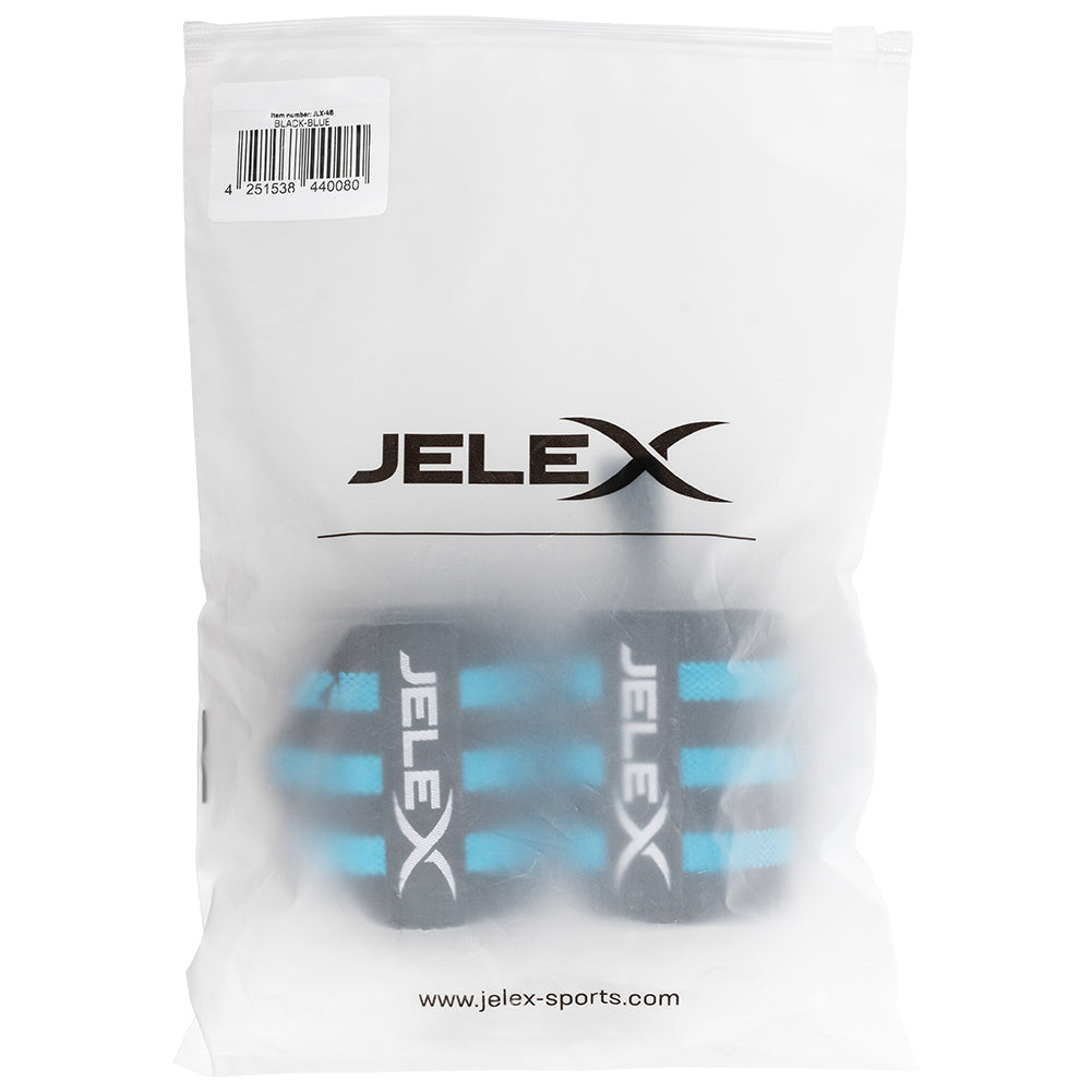 JELEX Strong MuÃ±equeras de fitness negro-azul