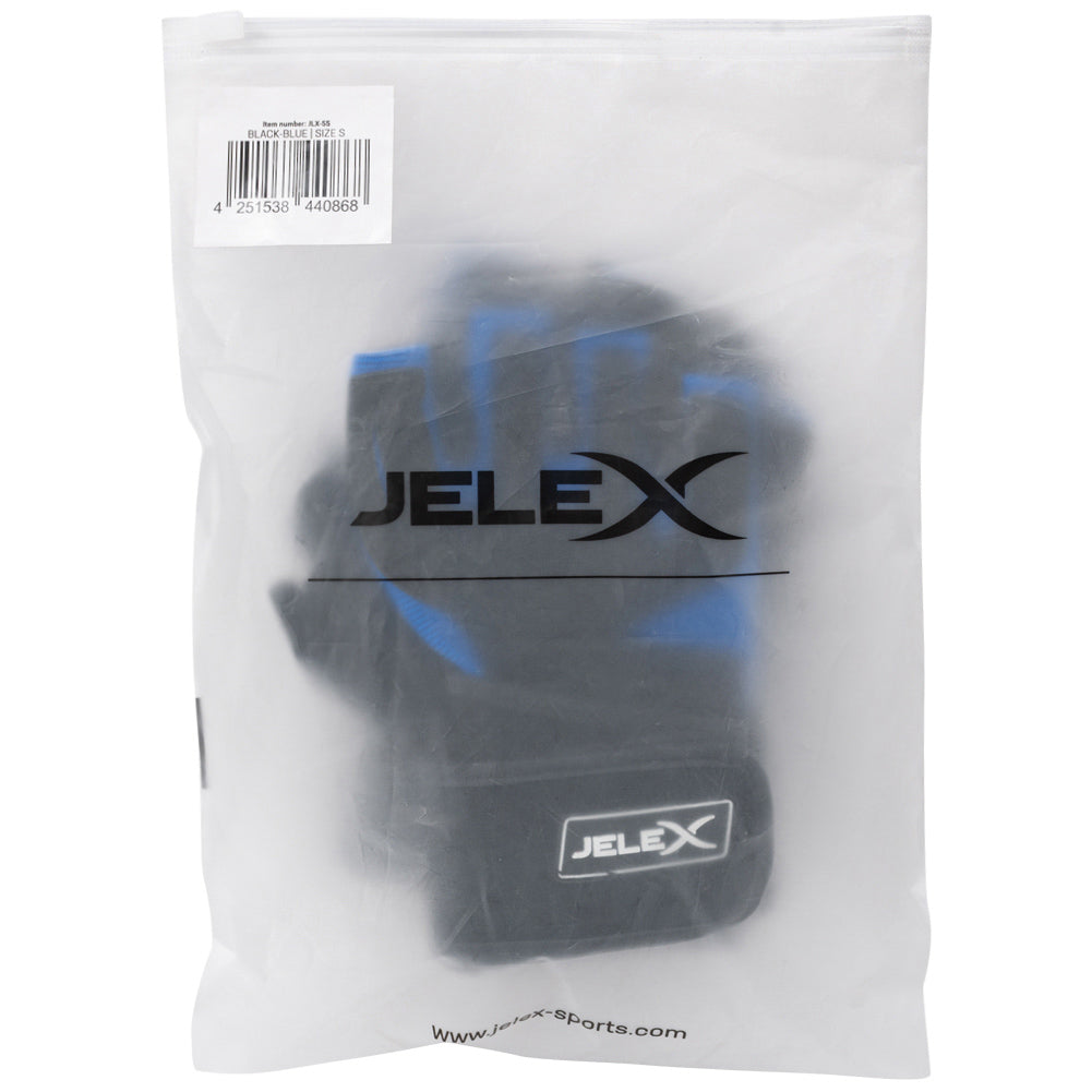 JELEX Power Premium Guantes de entrenamiento acolchados negro-azul
