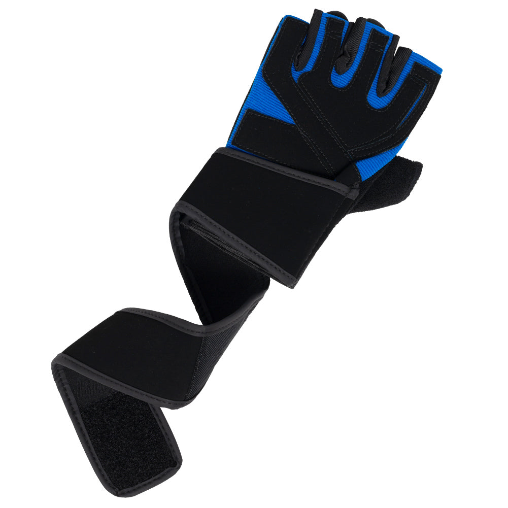 JELEX Power Premium Guantes de entrenamiento acolchados negro-azul