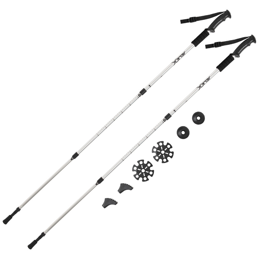 JELEX Nature Bastones de senderismo plata