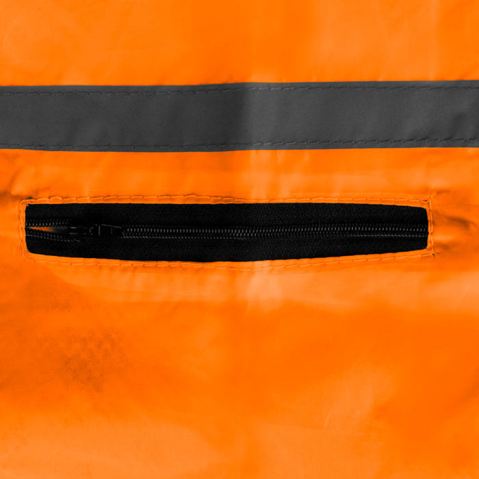 Zeus Hombre Chaqueta de running reflectante naranja