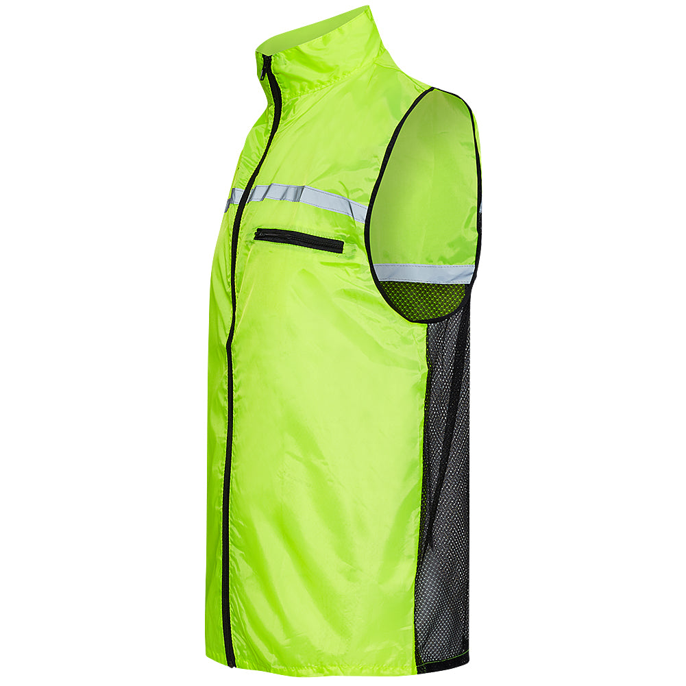 Zeus Hombre Chaleco de running reflectante