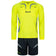 Zeus Hombre Conjunto de Ã¡rbitro Camiseta con pantalÃ³n corto Amarillo NeÃ³n – S