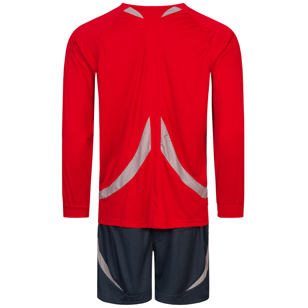 Zeus Hombre Conjunto de Ã¡rbitro Camiseta con pantalÃ³n corto Rojo