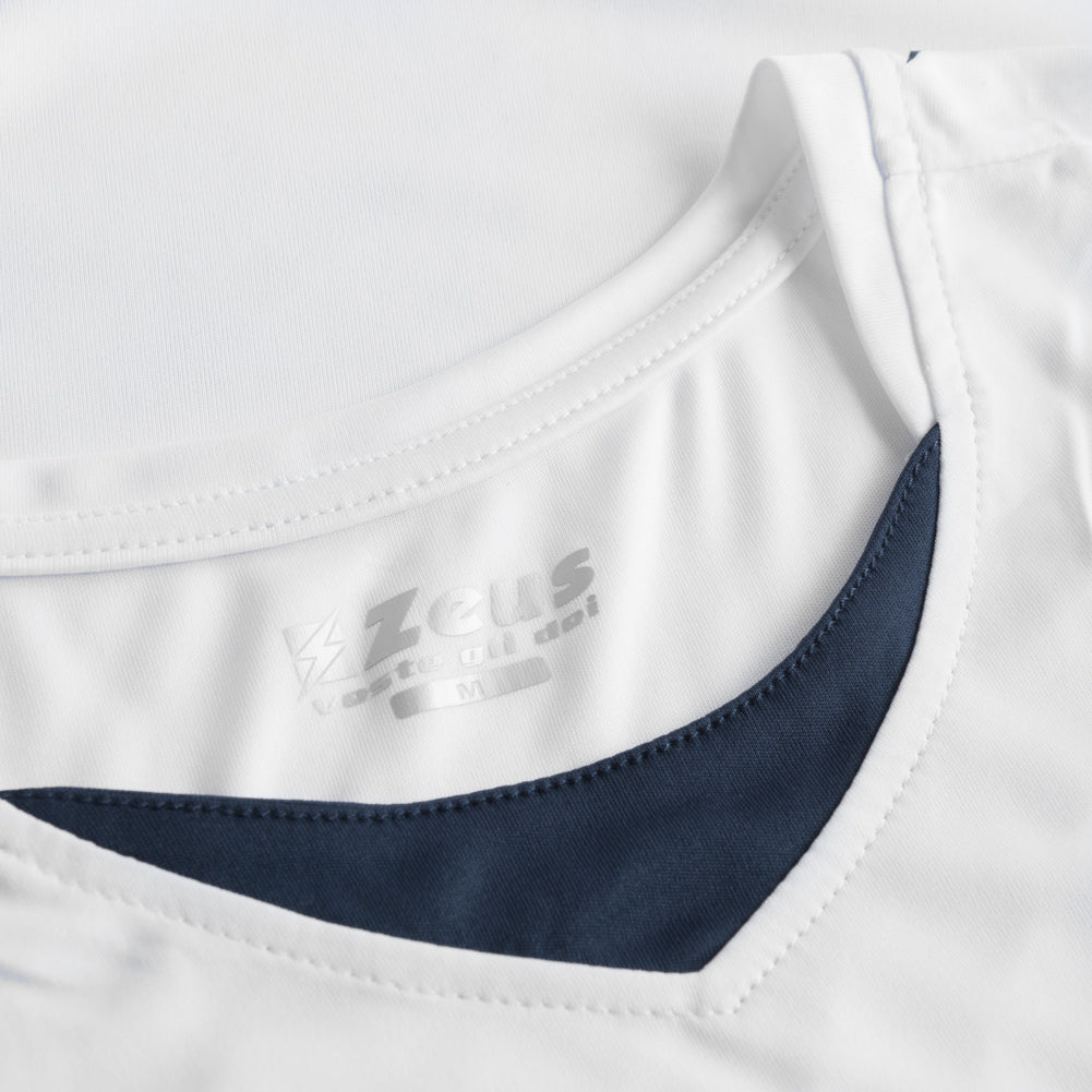 Zeus Kit Flora Mujer Camiseta de baloncesto con pantalones cortos blanco