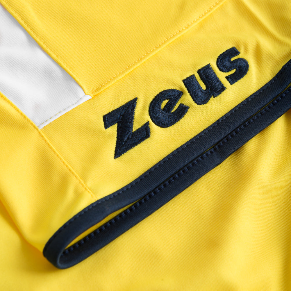 Zeus Kit Flora Mujer Camiseta de baloncesto con pantalones cortos amarillo