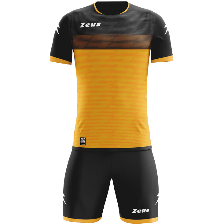 Zeus Icon Teamwear Set Camiseta con pantalones cortos Ã¡mbar negro