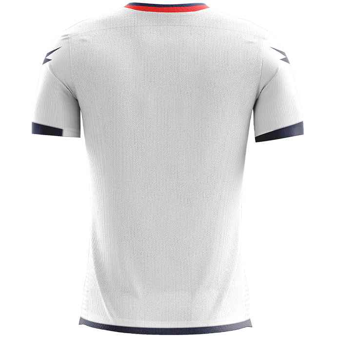 Zeus Icon Teamwear Set Camiseta con pantalones cortos blanco azul marino