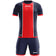 Zeus Icon Teamwear Set Camiseta con pantalones cortos rojo marino – S|M