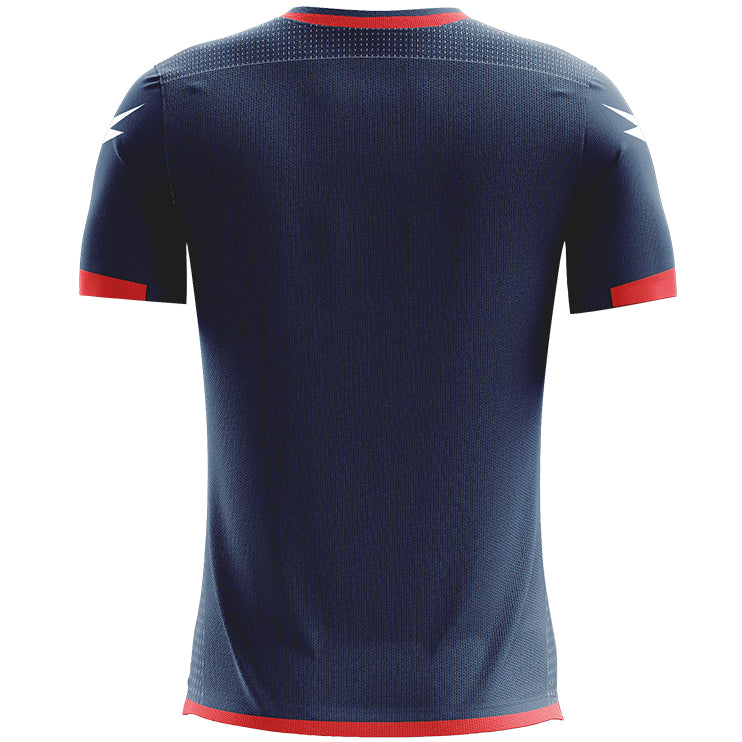 Zeus Icon Teamwear Set Camiseta con pantalones cortos rojo marino