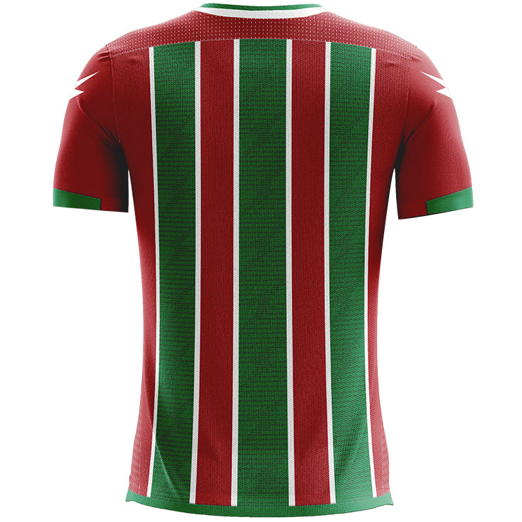 Zeus Icon Teamwear Set Camiseta con pantalones cortos rojo oscuro blanco