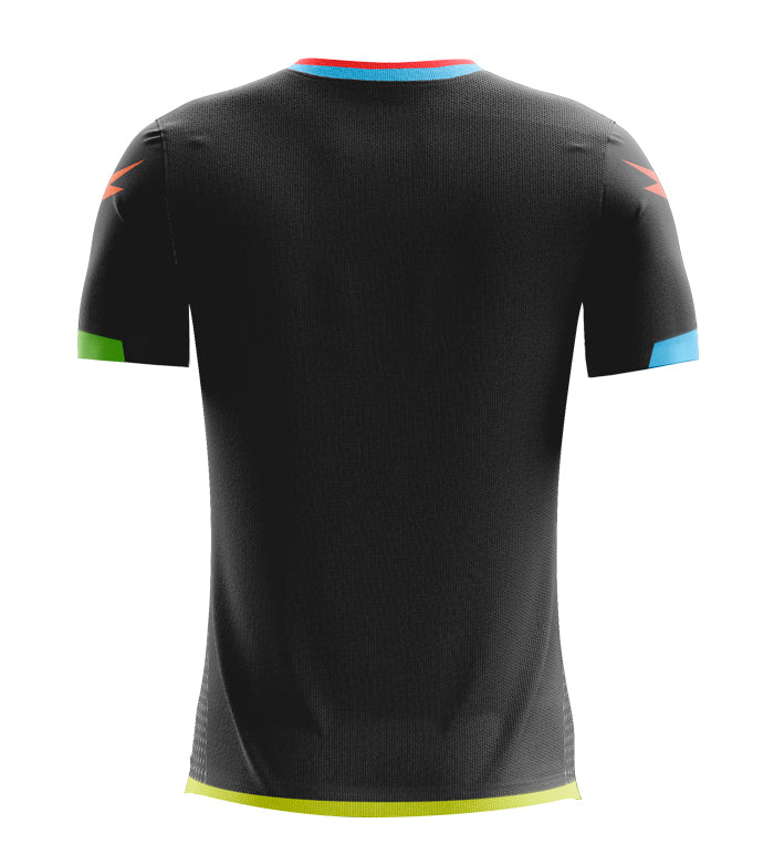 Zeus Icon Teamwear Set Camiseta con pantalones cortos negro neÃ³n naranja