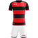 Zeus Icon Teamwear Set Camiseta con pantalones cortos rojo negro – S|M